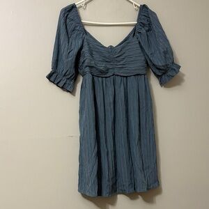 Lush Teal Midi Dress